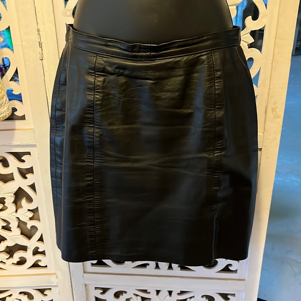 Leather Mini skirt! Size 11/12